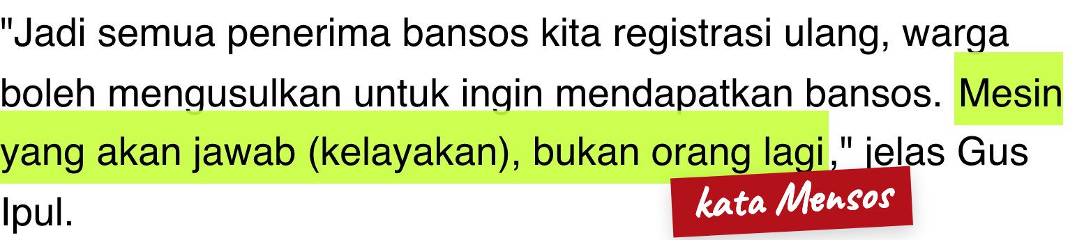 detikNews: Mesin yang akan jawab (kelayakan), bukan orang lagi, jelas Gus Ipul
